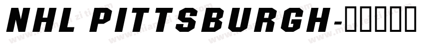 NHL Pittsburgh字体转换